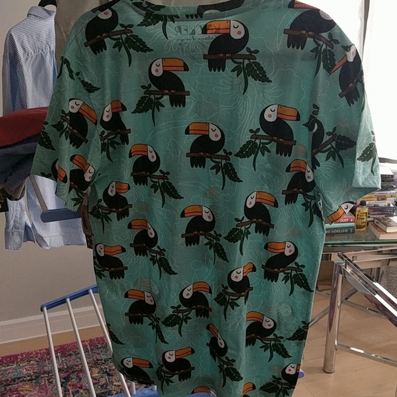 NWT KNICKER BOCKER vintage pelican t-shirt L - Picture 2 of 2